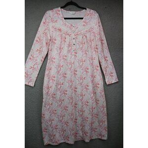 Yozly Long Sleeve Long Nightgown-Size Small-Pockets